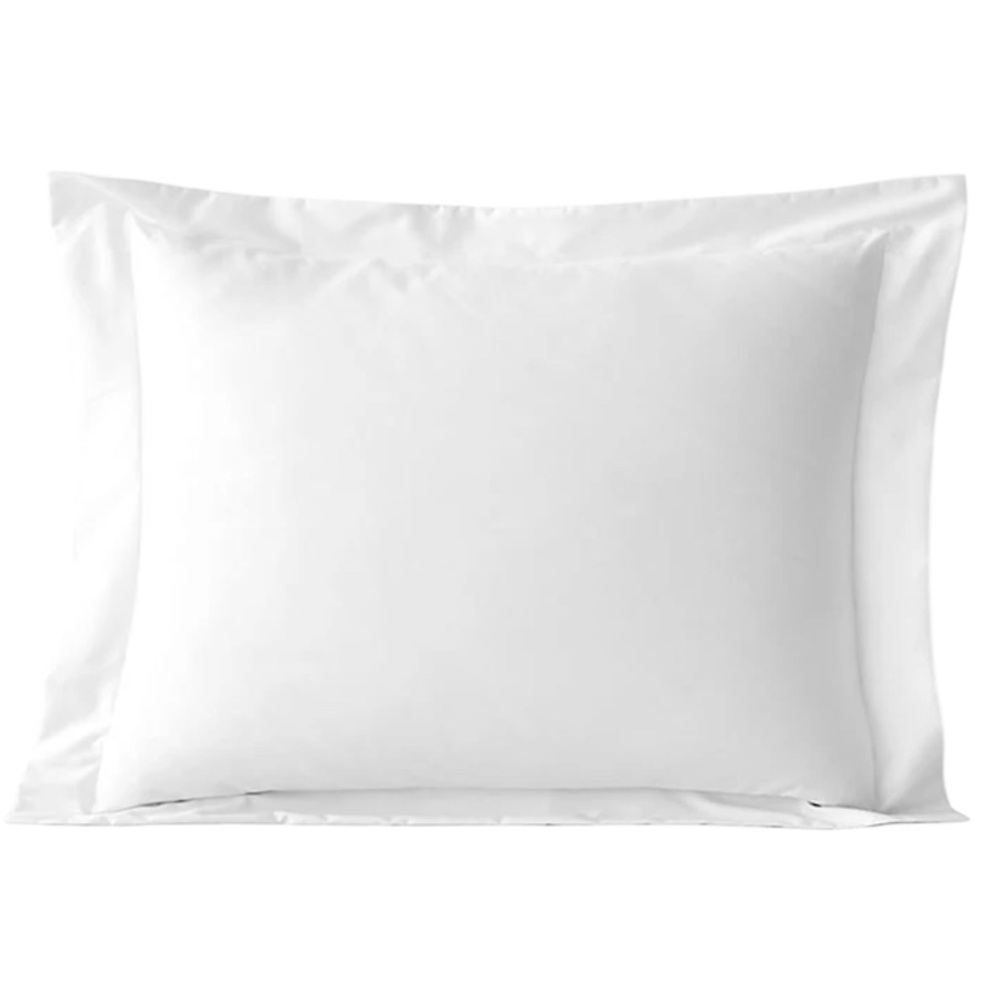 2 The Company Store Classic Smooth Wrinkle-Free Sateen Standard Shams White #2